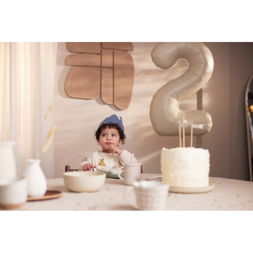JIOLINK Couronne Anniversaire Fille 1 An - Chapeau Arc-en-Ciel Avec Élastique - Accessoire Fête Coloré